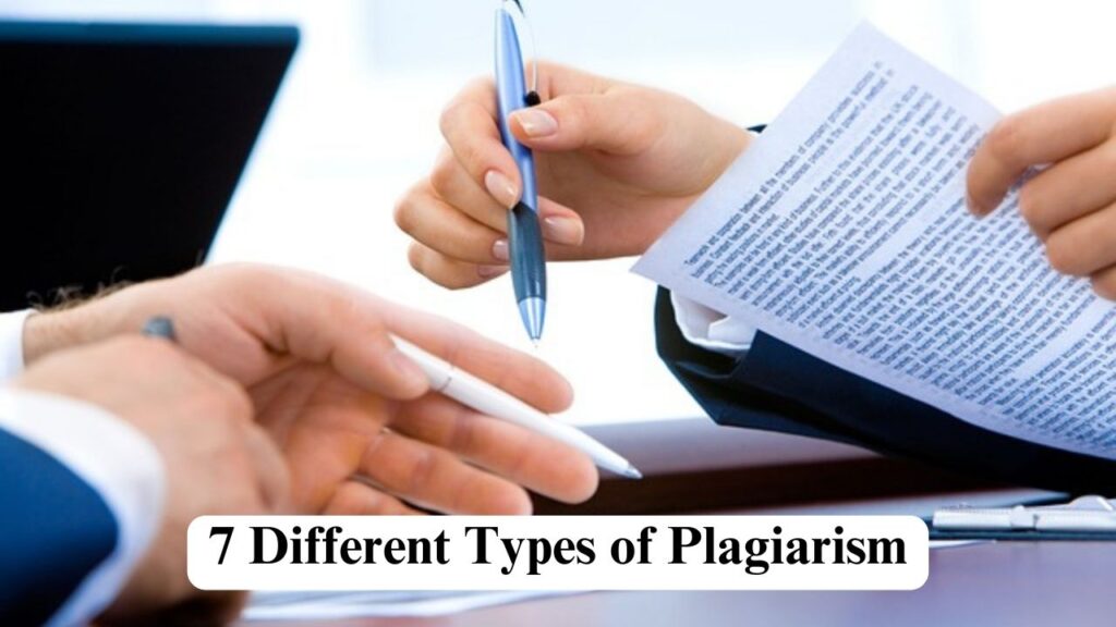 Types of Plagiarism