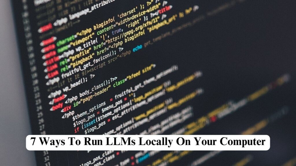 Run LLMs Locally
