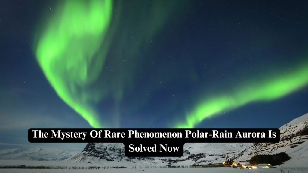 Mystery of rare phenomenon Polar-Rain Aurora