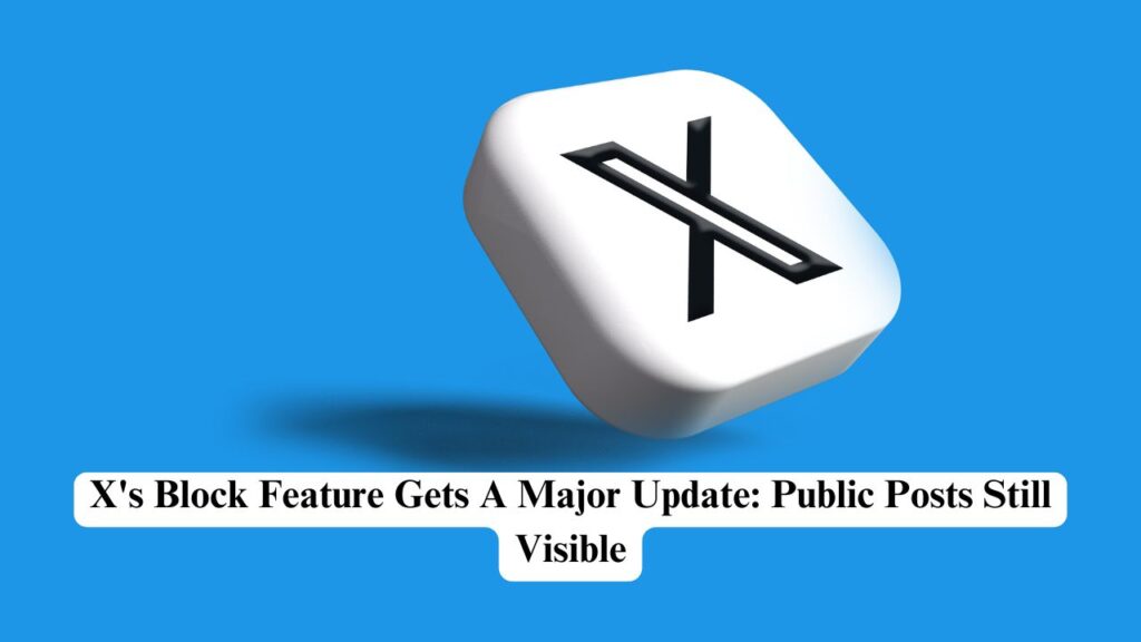 X's block feature