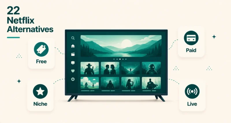 22 best Netflix alternatives for 2026, free and paid streaming services