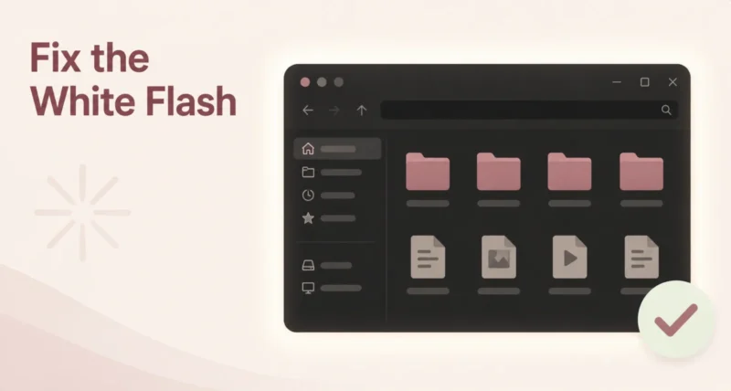 How to fix File Explorer flashing white in Windows 11