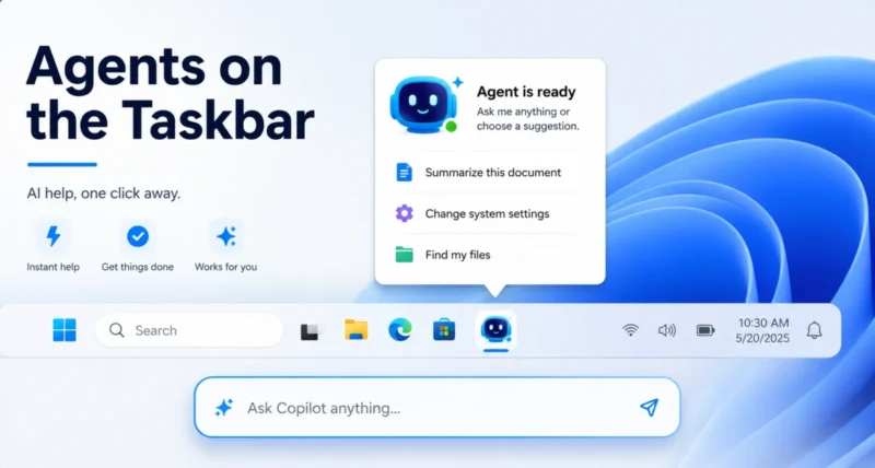 How to use Agents on the Taskbar in Windows 11 step by step guide