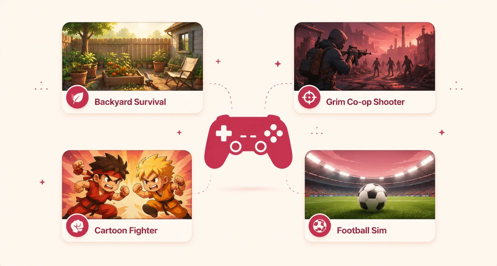 PlayStation Plus June 2026 games lineup with Grounded, Warhammer Darktide, All-Star Brawl 2, and EA Sports FC 26