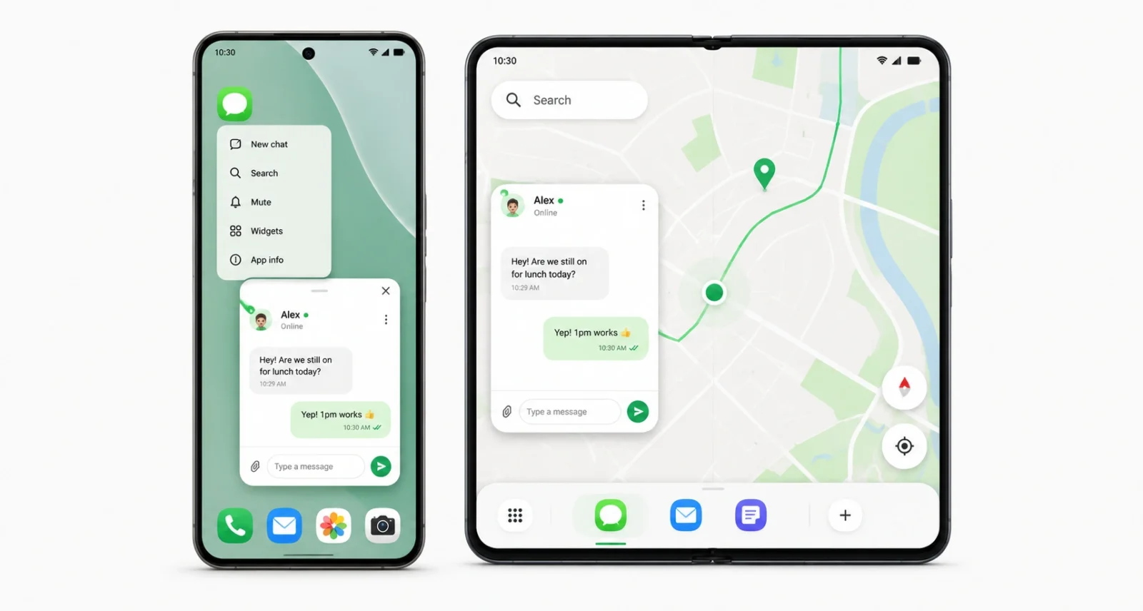 Android 17 Bubbles floating app window multitasking screenshot