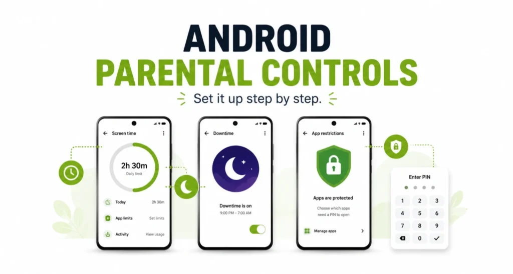 How to set up Android parental controls step by step featured graphic