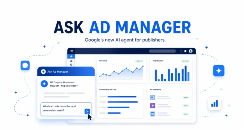 Ask Ad Manager Google AI agent for publishers