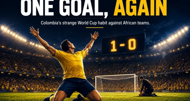 Colombia national football team vs DR Congo national football team standings and one-goal World Cup story
