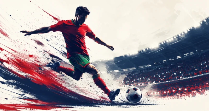 Cristiano Ronaldo in action for Portugal against Nigeria in a World Cup warm-up