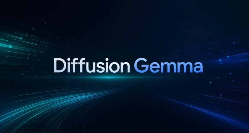 DiffusionGemma explained, Google's new AI model with 4x faster text generation