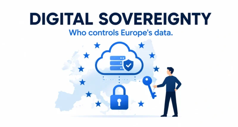 Europe digital sovereignty cloud data control explained featured graphic