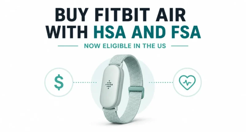 Buy Fitbit Air with HSA and FSA pre-tax funds featured graphic