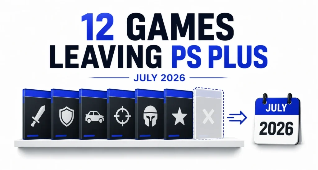 12 games leaving PS Plus Extra July 2026 list featured graphic