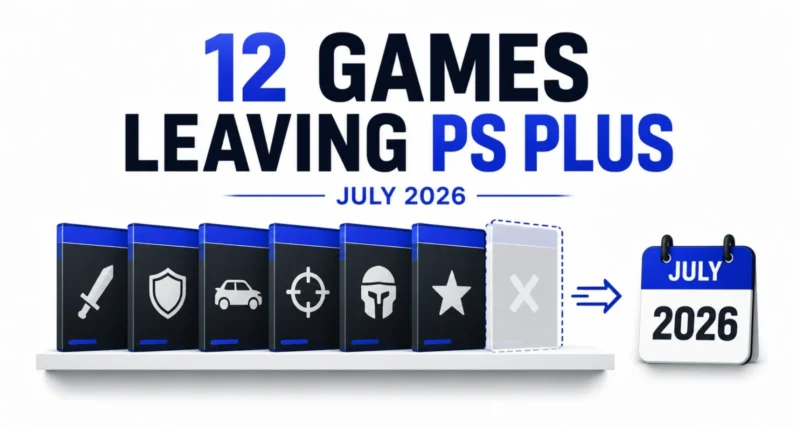 12 games leaving PS Plus Extra July 2026 list featured graphic