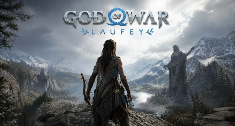 God of War Laufey featured key art showing Faye in the Everywhen, the next mainline God of War game
