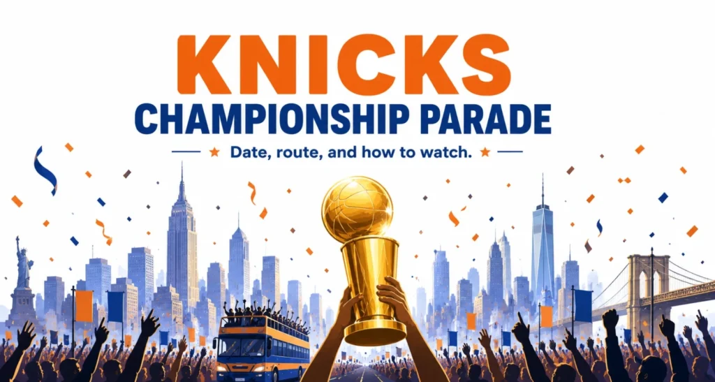 New York Knicks championship parade date route and how to watch