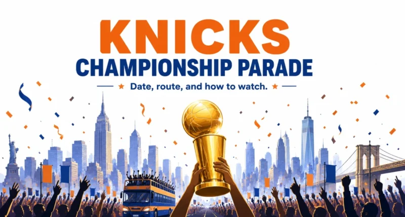 New York Knicks championship parade date route and how to watch