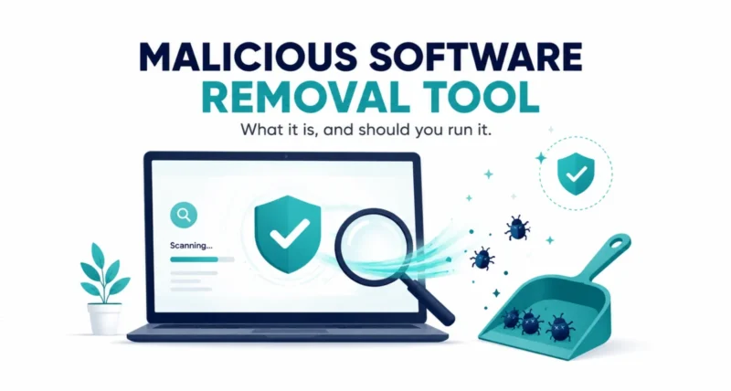 Microsoft Malicious Software Removal Tool explained for beginners featured illustration