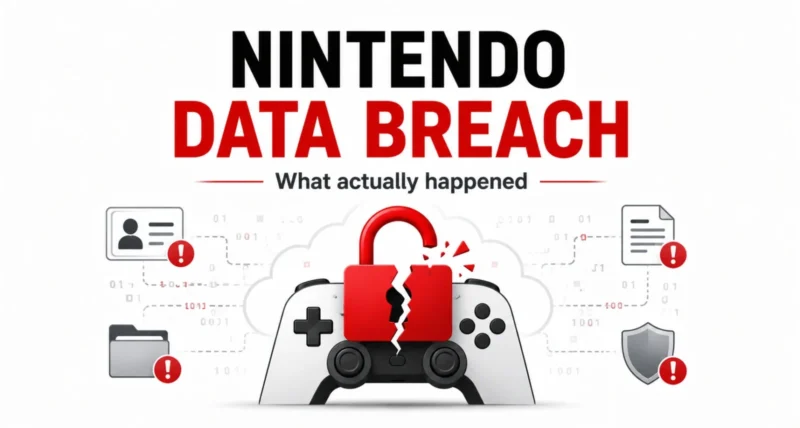 Nintendo data breach 2026 explained what happened featured graphic