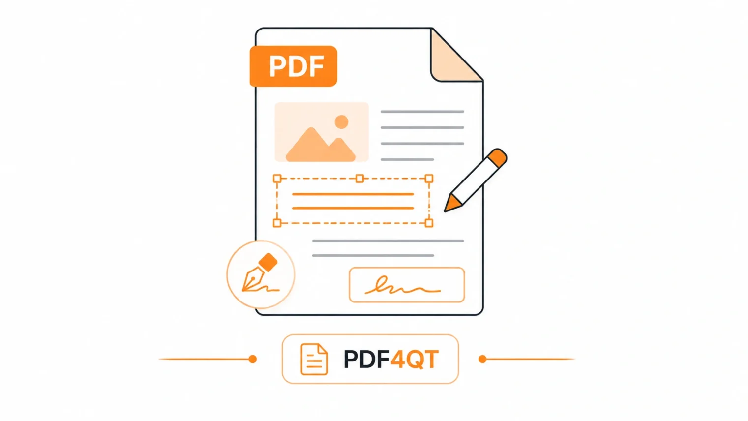 PDF4QT free open source PDF editor and viewer illustration