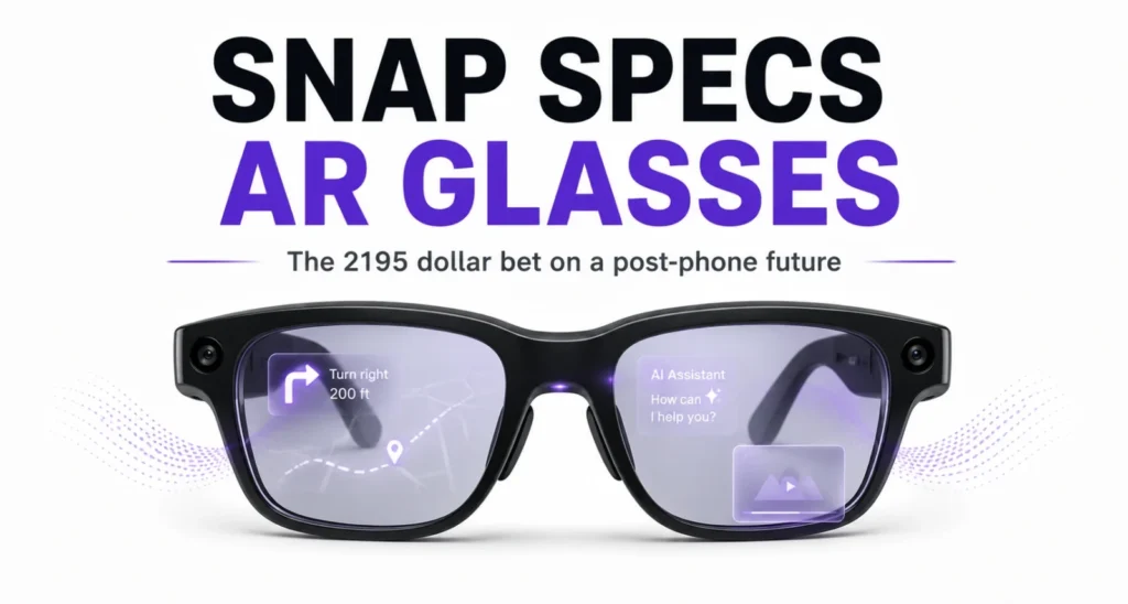 Snap Specs AR glasses 2026 explained featured graphic