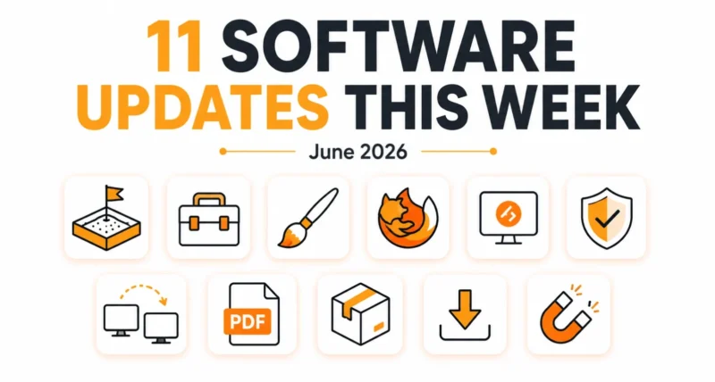 11 software updates this week June 2026 roundup featured graphic