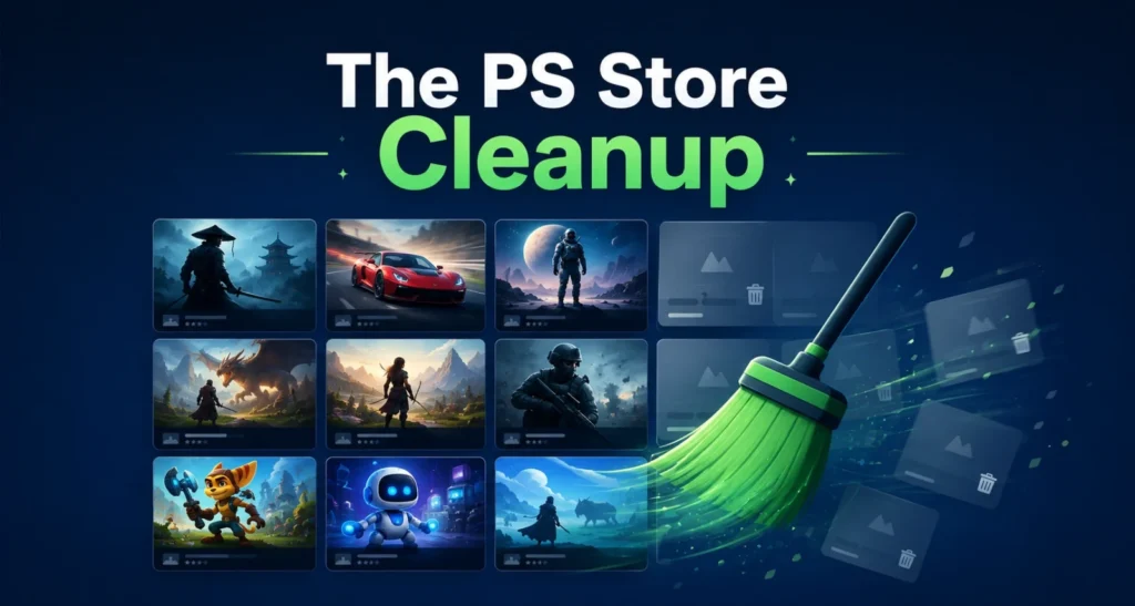 Sony shovelware crackdown removing PS5 games from the PlayStation Store