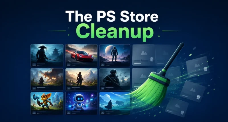 Sony shovelware crackdown removing PS5 games from the PlayStation Store