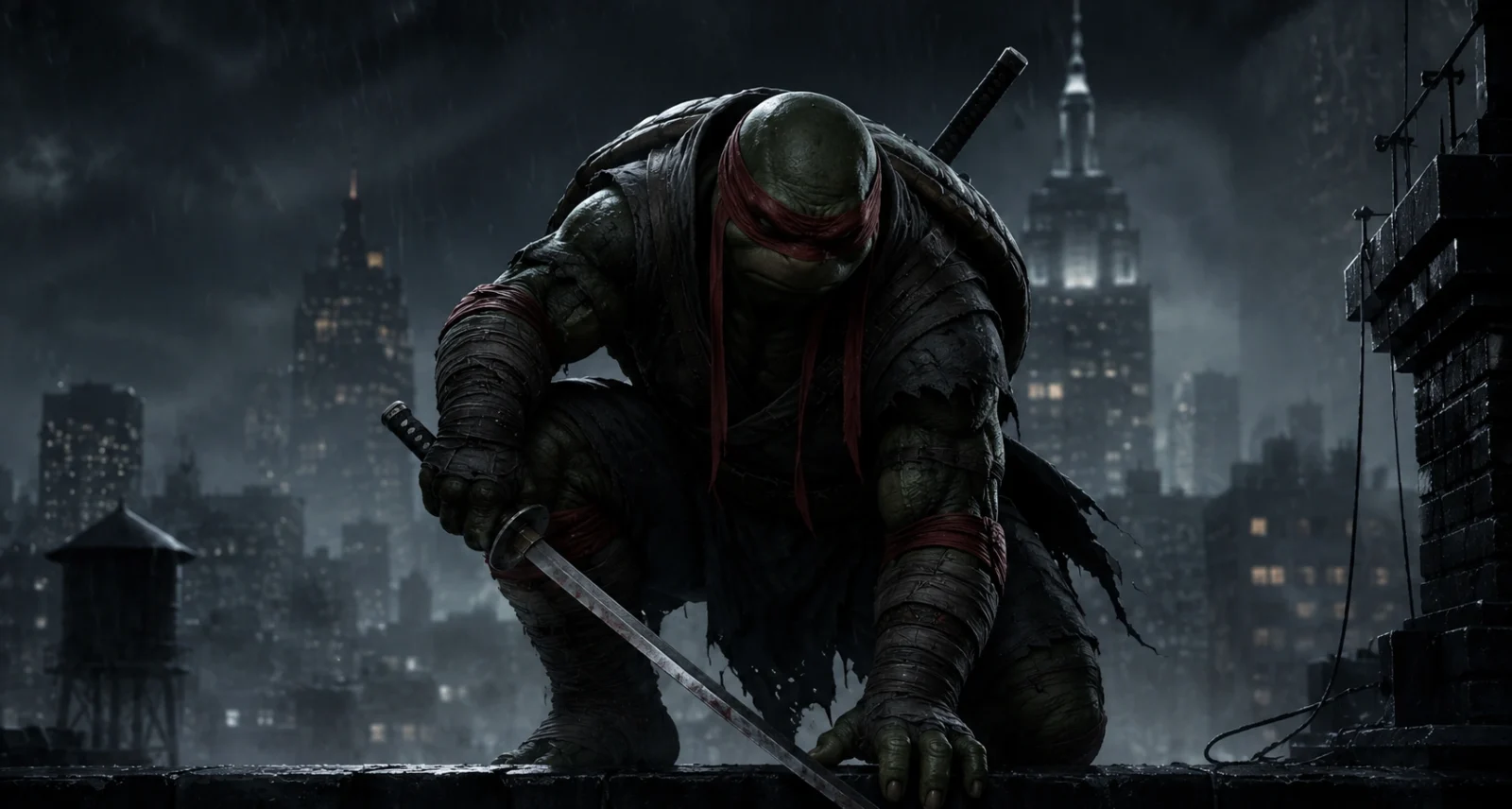 TMNT The Last Ronin trailer still from PlatinumGames and Paramount