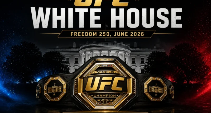 UFC Freedom 250 White House full results graphic