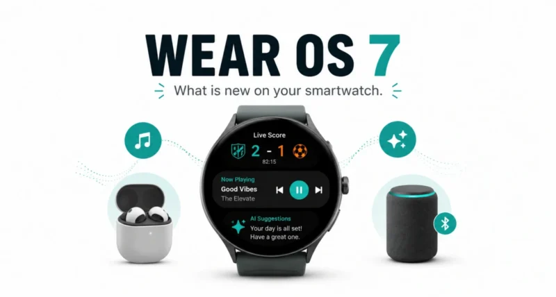 Wear OS 7 new features smartwatch update explained featured graphic