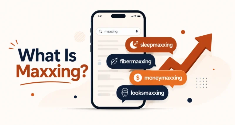 What does maxxing mean wellness trend search rising in 2026