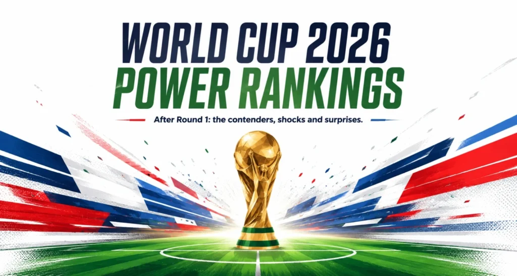 World Cup 2026 power rankings after round one contenders and surprises featured graphic