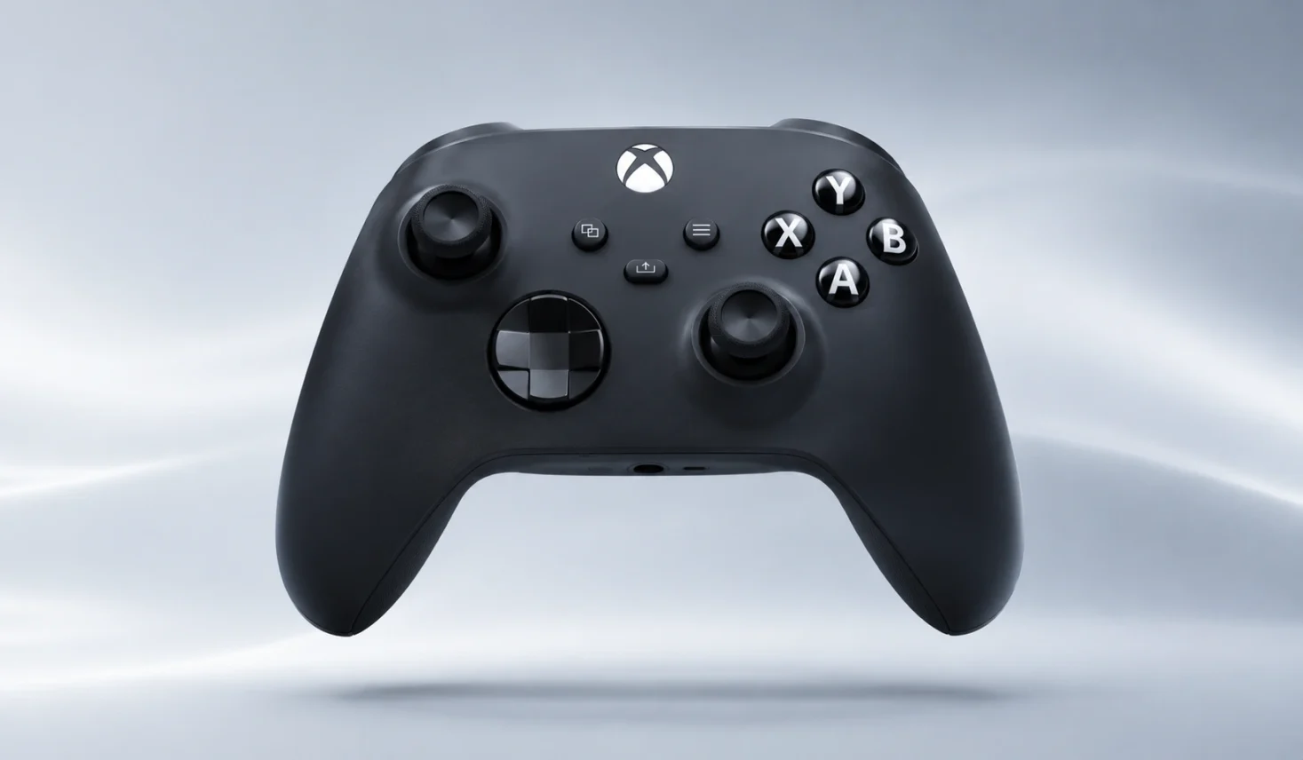 Xbox Series X25 controller with original colored buttons and clear back