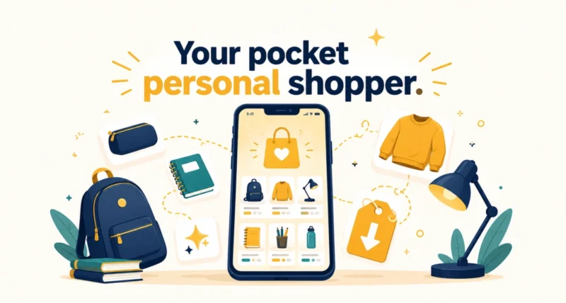 Back to school shopping tips using a phone as a personal shopper