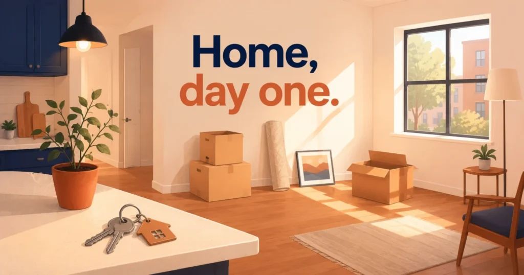First apartment checklist for everything you need to move in