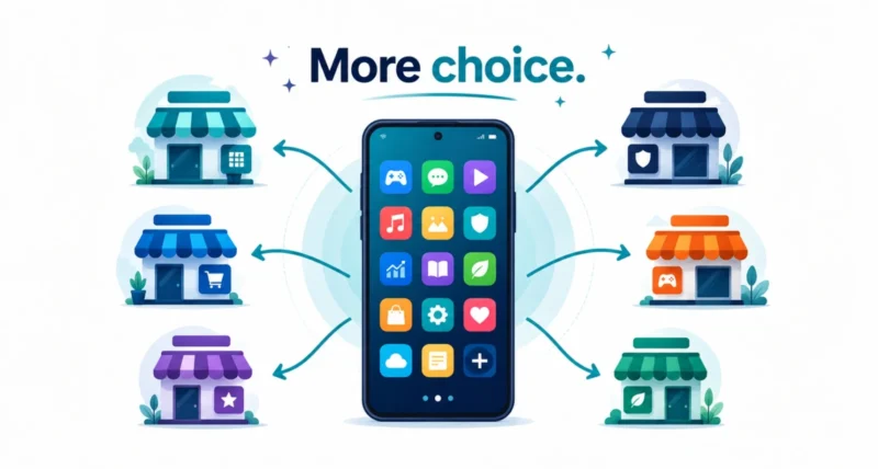 Google Play Store changes in 2026 opening the app catalog to more stores
