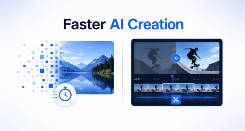 Nano Banana 2 Lite and Gemini Omni Flash generating images and video faster